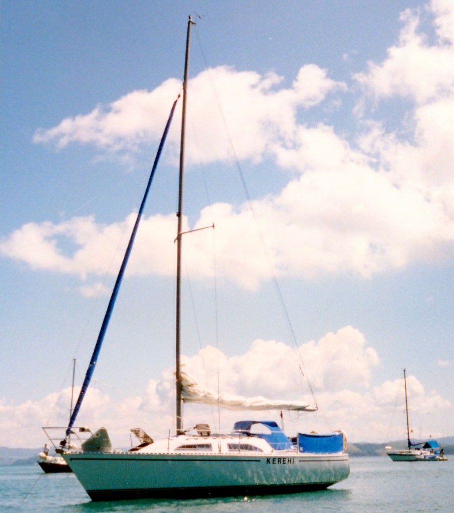 Whiting 29 yacht Kerehi, also known as Tipi Moana